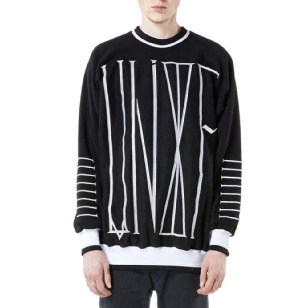 Unif Embroidered Script Crewneck - image 1